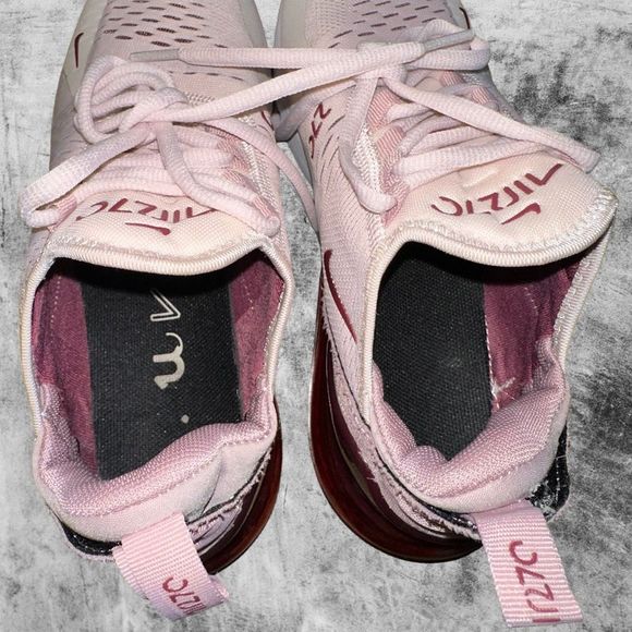 Nike Air Max 270 Women’s Size 7 Shoe Barely Rose Pink Sneaker 2017 AH6789-601 - Picture 7 of 9